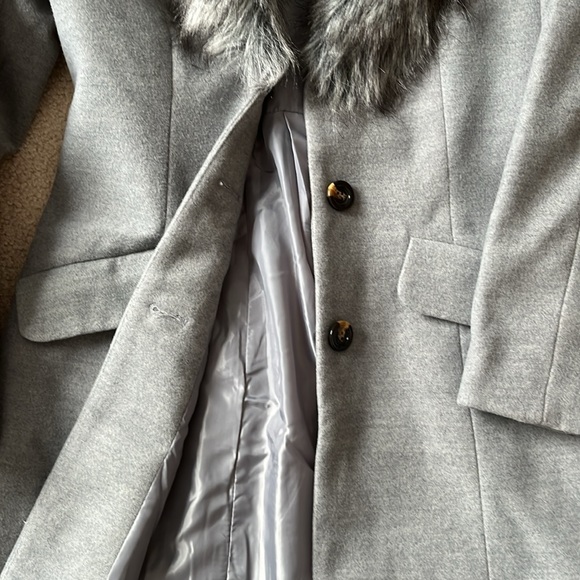 Women’s Venus Coat 8 Gray New Without Tags - Picture 3 of 5